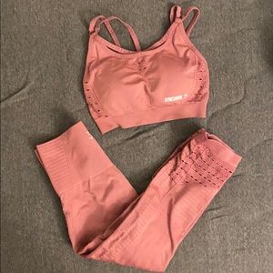 Gymshark Energy+ Seamless Set Dusty Rose